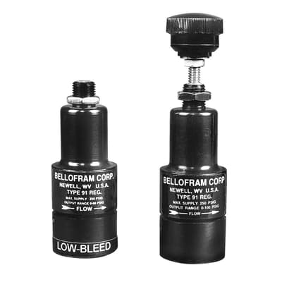 Marsh Bellofram Subminiature Regulator, Type 91